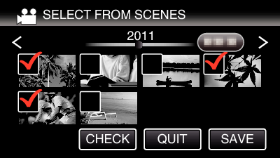 SELECT FROM SCENES2